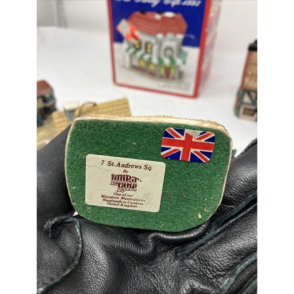 Miniature Houses Christmas Village Castle Bell Ornament Mixed Lot - Picture 10 of 16